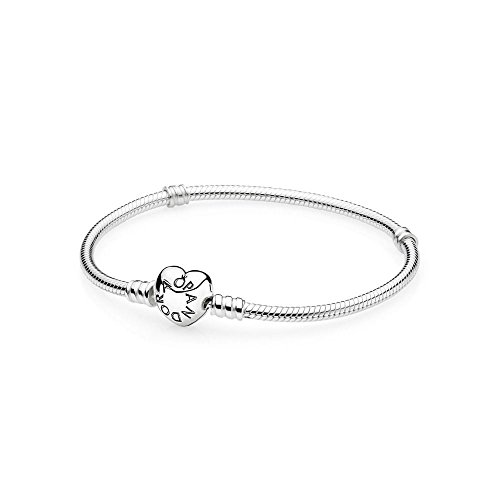 Pulsera con cierre en forma de corazón 590719 de Pandora.