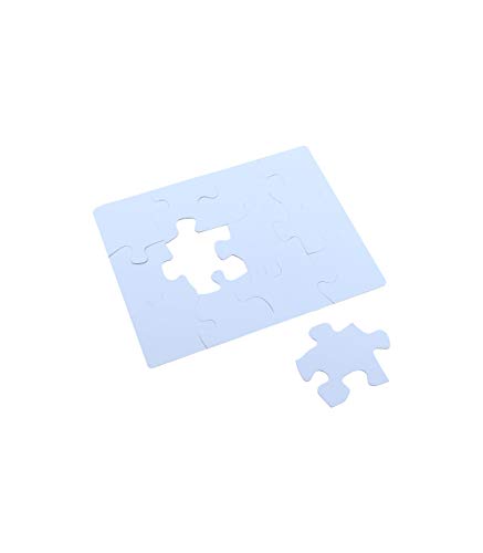 Puzzle Rectangular 24 X 19 Cm Para Sublimar 12 Piezas Pc1924-12