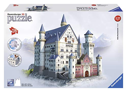 Ravensburger - 3D Puzzle Building Castillo de Neuschwanstein (12573 9)