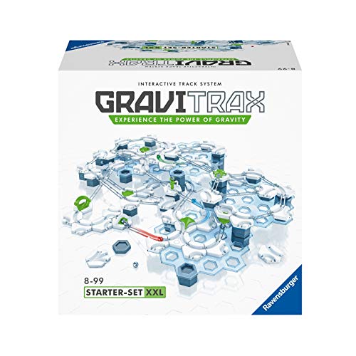 Ravensburger GraviTrax Starter Set XXL, Juego construcciones STEM, +200 componentes, Edad recomendada 8+ (27615)