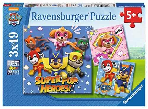 Ravensburger - Puzzle 3 x 49, Paw Patrol D (08036)