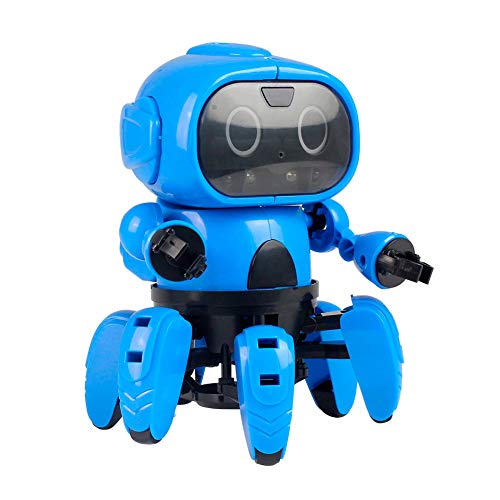 RC TECNIC Kit Robótica para Niños Six | Robot para Montar, Control por Gestos y Sensor De Obstáculos | Juguetes Educativos Construcciones para Niños | Robotica Educativa Ciencia