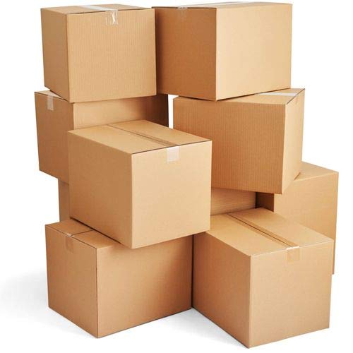 REALPACK® 10 x cajas de una sola pared tamaño: 20 x 15 x 10 cm – ideal para mudanzas o simplemente guardar artículos de envío rápido * Servicio de entrega al día siguiente en Reino Unido *