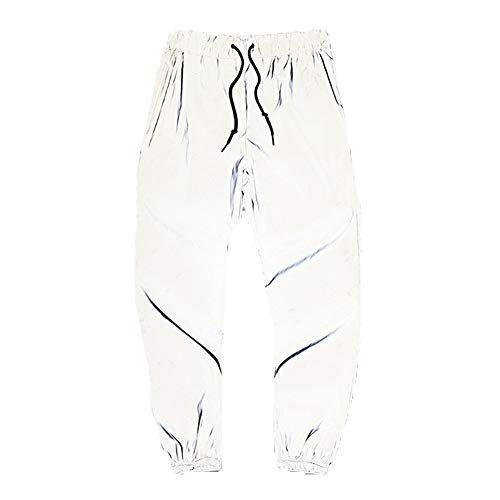 Reflective Luminous Moda Hombre Hip Hop Street Dance Jogging Pantalones Reflectantes Reflective Luminous Moda Hombre Hip Hop Street Dance Jogging Pantalones Reflectantes