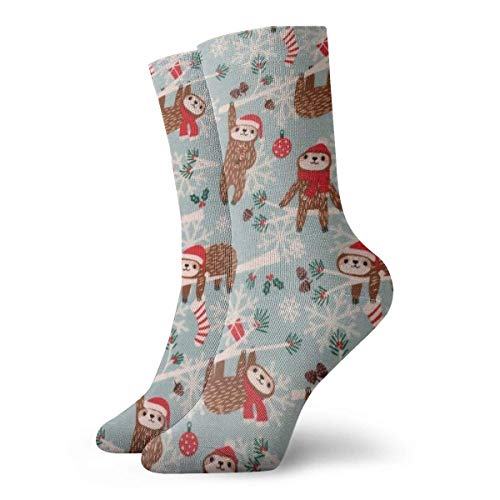 Regalos de Navidad para hombres, hombres y mujeres, calcetines de vestir estampados, perezoso lindo, 18 coloridos, divertidos, novedad, calcetines locos