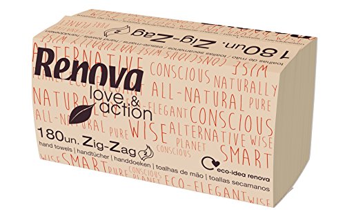 Renova Toallas Secamanos Love & Action, Beige - 2700 Unidades