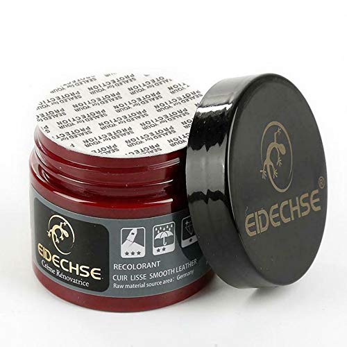 Reparación de cuero compuesto de relleno crema de renovación color crema reparación de cuero crema teñido de cuero betún para zapatos, herramienta de reparación de cuero (vino tinto) Reparación de cuero compuesto de relleno crema de renovación color crema reparación de cuero crema teñido de cuero betún para zapatos, herramienta de reparación de cuero (vino tinto)
