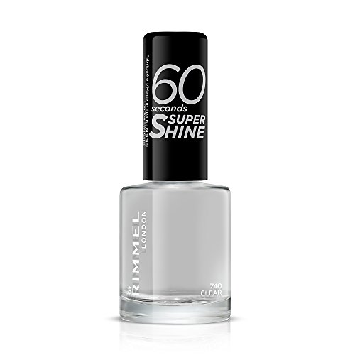 Rimmel London 60 Seconds Super Shine Esmalte de Uñas Tono 740 Clear, 8 ml Rimmel London 60 Seconds Super Shine Esmalte de Uñas Tono 740 Clear, 8 ml