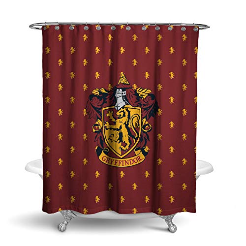 Robe Factory Harry Potter Gryffindor Casa Cortina de Ducha baño decoración con Anillos de Gancho