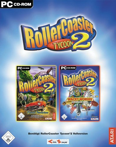 RollerCoaster Tycoon 2: Wacky Worlds / Time Twister Expansion Pack (Windows) [Importación Inglesa]