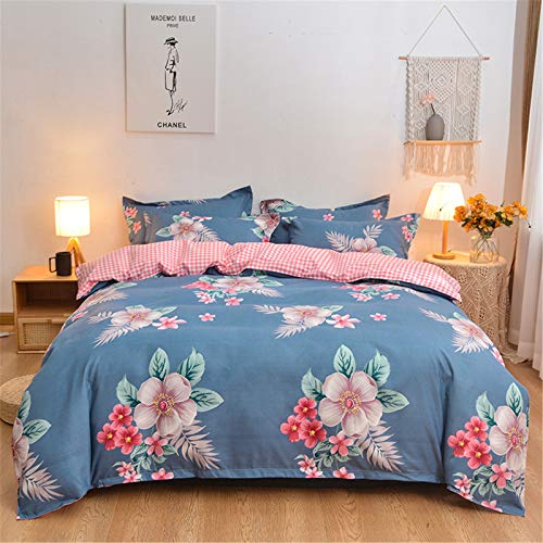 Ropa De Cama con Funda De Edredón con Patrón De Frutas De Moda, Textiles para El Hogar De Dormitorio De Niña Universal para Todas Las Estaciones, Funda De Almohada Cómoda Y Sábana