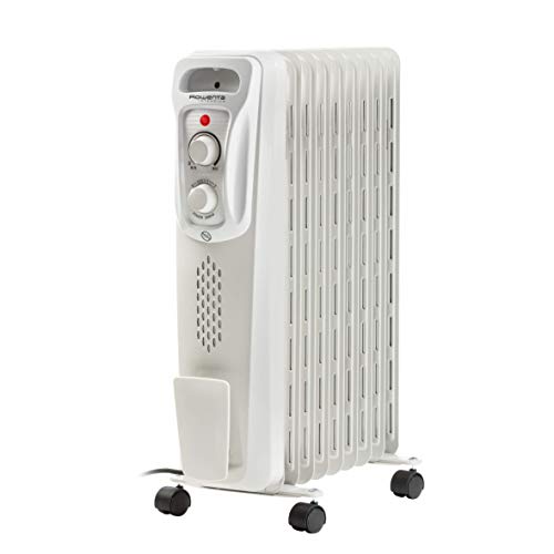Rowenta Intensium BU2620 - Radiador de aceite, diseño robusto de acero, amplia emisión de calor, silencioso, 2000 W, tres ajustes de potencia y modo Eco, protección antivuelcos y calentamientos Rowenta Intensium BU2620 - Radiador de aceite, diseño robusto de acero, amplia emisión de calor, silencioso, 2000 W, tres ajustes de potencia y modo Eco, protección antivuelcos y calentamientos