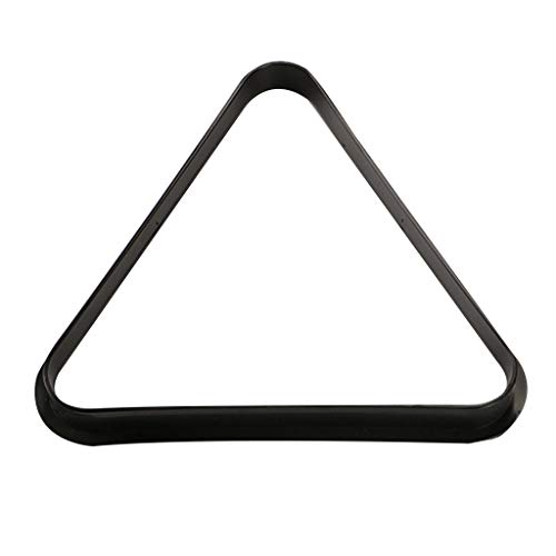 Rtengtunn Bolas de billar inglés de plástico en forma de triángulo organizan estantes resistentes de Snooker Game Club accesorio de almacenamiento