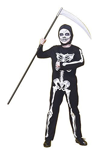 Rubies - Disfraz infantil de esqueleto, 8-10 años (Rubie's 12507-L)