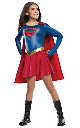 Rubies Official Disfraz Supergirl serie de televisión, disfraz infantil, 147 cm – grande, 8/10 años