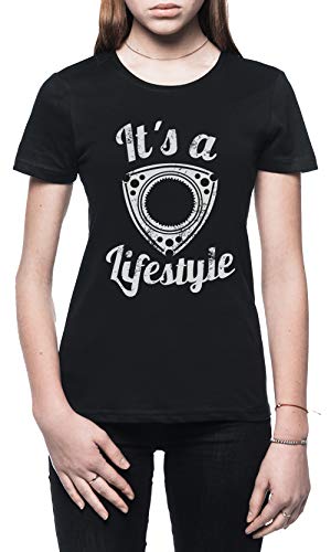Rundi Its A Lifestyle Mujer Camiseta Negro Tamaño S - Women's T-Shirt Black