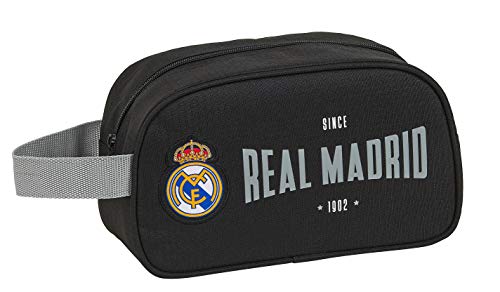 safta 812024248 Neceser, Bolsa de Aseo Adaptable a Carro Real Madrid CF, Multicolor