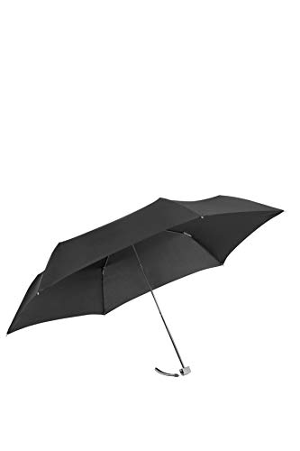 SAMSONITE Rain Pro 3 Section Manual Ultra Mini Flat Paraguas Plegable, 22 cm, Negro