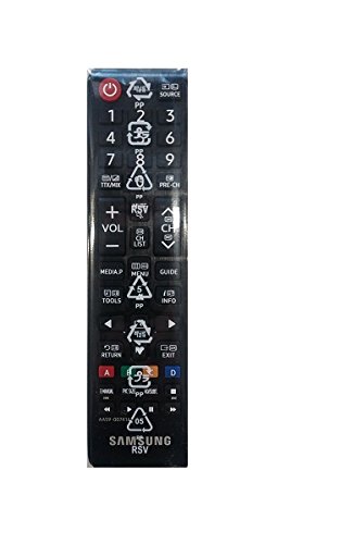 Samsung AA59-00741A - Mando a Distancia de Repuesto para TV, Color Negro