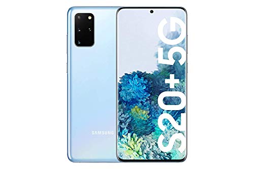 Samsung Galaxy S20+ 5G - Smartphone 6.7" Dynamic AMOLED (12GB RAM, 128GB ROM , cuádruple cámara trasera 64MP, Octa-core Exynos 990, 4500mAh batería, carga ultra rápida) Cloud Blue [Versión española]