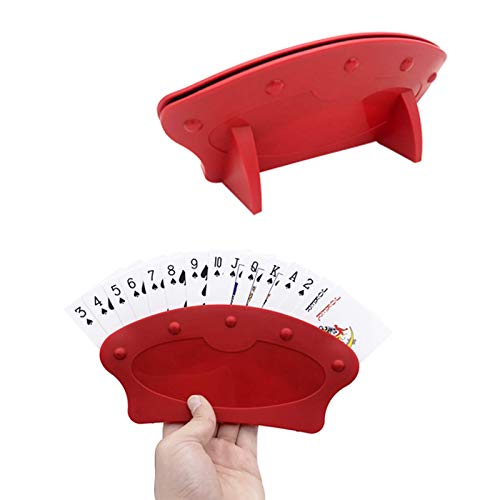 SANKESONG 2 Piezas Sujetador de Naipes, Porta Naipes Estable, Soporte para Juego de Cartas, Plastic Poker Rack Juego de Cartas Titular, Soporte de Juego de Tarjetas Soporte de Cartas Elegante SANKESONG 2 Piezas Sujetador de Naipes, Porta Naipes Estable, Soporte para Juego de Cartas, Plastic Poker Rack Juego de Cartas Titular, Soporte de Juego de Tarjetas Soporte de Cartas Elegante