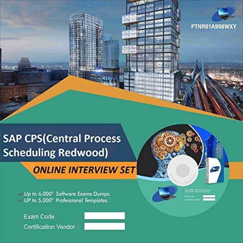 SAP CPS(Central Process Scheduling Redwood) Complete Unique Collection Interview Video Training Solution Set (DVD)