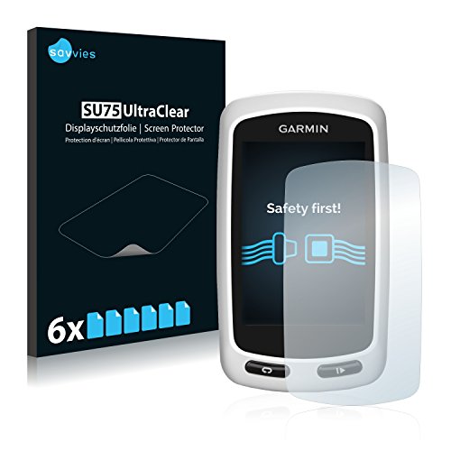 savvies Protector Pantalla Compatible con Garmin Edge Touring Plus (6 Unidades) Pelicula Ultra Transparente savvies Protector Pantalla Compatible con Garmin Edge Touring Plus (6 Unidades) Pelicula Ultra Transparente