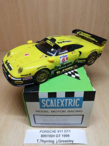 Scalextric - 911 gt1 British GT1999 T.Thyrring J.Greasley