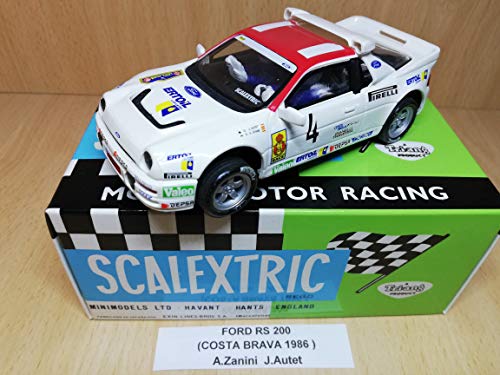 Scalextric Ford RS 200 Costa Brava 1986 A.Zanini J.Autet Coleccion Altaya Miticos