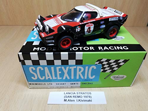 Scalextric Lancia Stratos San Remo 1978 M.Alen I.Kivimaki Colección Planeta Coches miticos