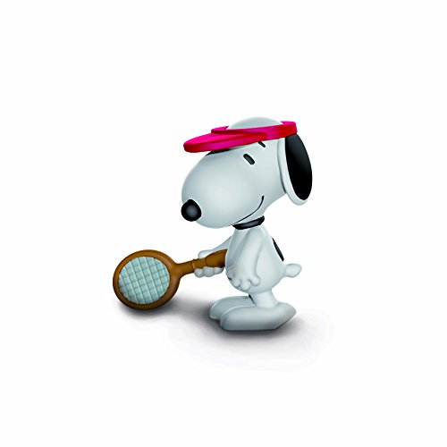 Schleich Peanuts - Figura Snoopy Tenista, 5,3 cm