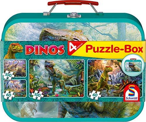 Schmidt Spiele 56495 Puzzle - Rompecabezas (Jigsaw Puzzle, Dinosaurios, 5 año(s), 360 mm, 244 mm, Caja)