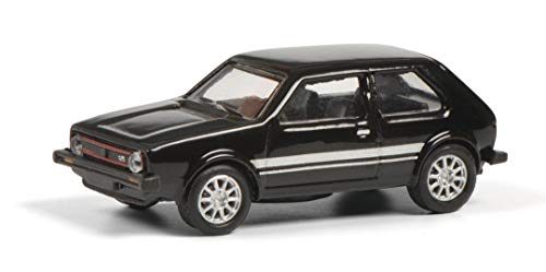 Schuco VW Golf I GTI-Modelo de Coche (Escala 1:87), Color Negro (452651200)