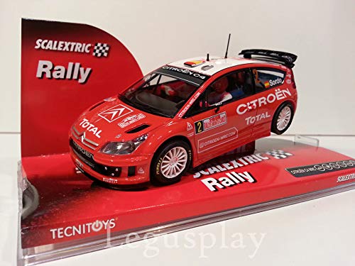 SCX Slot Scalextric 6304 Citroën C4 WRC Dani Sordo Rallye Monte Carlo 2008 Nº2