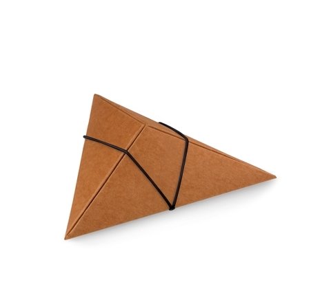 Selfpackaging Caja Triangular de cartón para Regalo joyería, Bodas. Color Kraft. Cierre con Goma Negra. Pack 50 Unidades Selfpackaging Caja Triangular de cartón para Regalo joyería, Bodas. Color Kraft. Cierre con Goma Negra. Pack 50 Unidades