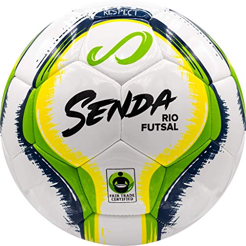 Senda Athletics Rio Training Balón de Fútbol Sala, Unisex-Adult, Verde, Talla 4