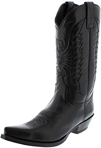 Sendra Boots Sendra Boots 2073 - Botas de vaquero, color Negro, talla 48 EU