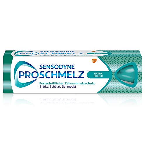 Sensodyne ProSchmelz Extra Frescor - Protección avanzada contra el derrame de dientes - Fuerza, protege, sabe, 75 ml.
