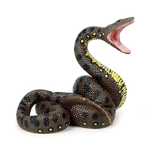 Serpiente de Juguete de Plástico,Juguete de Serpiente de Simulación,Modelo de Serpiente de Gran pitón,Adecuado para Serpiente Regalo Interesante Juguete Broma para Holloween