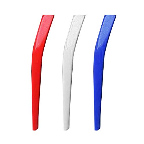 Shangjunol 3pcs reemplazo para Buick Excelle 15-17 14-16 Regal Tricolor Raya de la decoración del Coche Clips ABS Delantero de la Parrilla del Ajuste Etiqueta Shangjunol 3pcs reemplazo para Buick Excelle 15-17 14-16 Regal Tricolor Raya de la decoración del Coche Clips ABS Delantero de la Parrilla del Ajuste Etiqueta