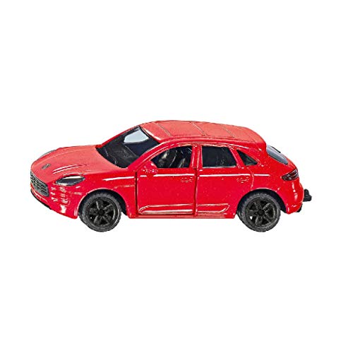 SIKU 1452, Porsche Macan Turbo, Metal/Plástico, Rojo, Apertura de puertas