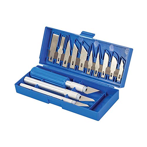 Silverline Tools 251094 - Juego de cúters y cuchillas, 16 piezas
