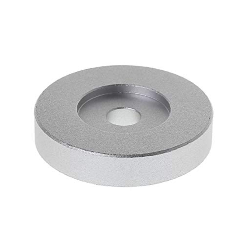 siwetg Adaptador De Tocadiscos Récord 45 RPM Aluminio Plata para 7"Vinyl Technics SL1200 Series siwetg Adaptador De Tocadiscos Récord 45 RPM Aluminio Plata para 7"Vinyl Technics SL1200 Series