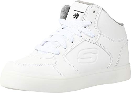 Skechers Energy Lights, Zapatillas Altas Hombre, Multicolor (Wht Black Leather/Black Trim #L), 38 EU Skechers Energy Lights, Zapatillas Altas Hombre, Multicolor (Wht Black Leather/Black Trim #L), 38 EU