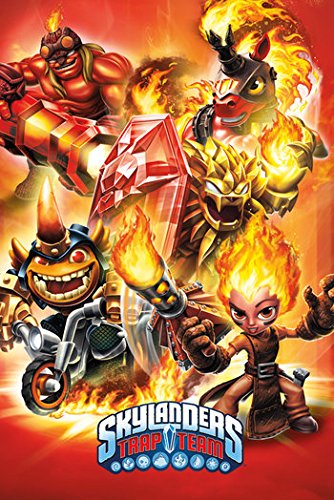 Skylanders Trap Team Fire Maxi Poster