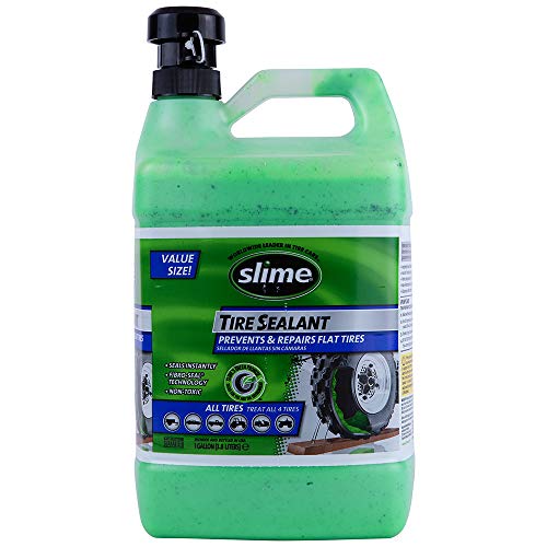 Slime SDSB-1G/02-IN Sellante de Reparación de Neumáticos Pinchados con Bomba, Apto para Tractores, Camiones, Tráileres, Todoterrenos y Quads, No Tóxico, Ecológico, Botella de 3,78 Litros