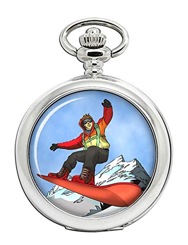 Snowboarding Reloj Bolsillo Hunter Completo