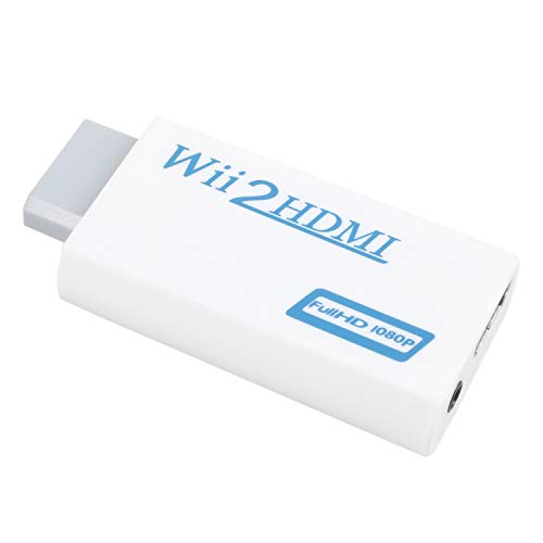 SODIAL(R) Convertidor Wii a HDMI Adaptador Convertidor de Audio 480P 3.5mm Wii-link