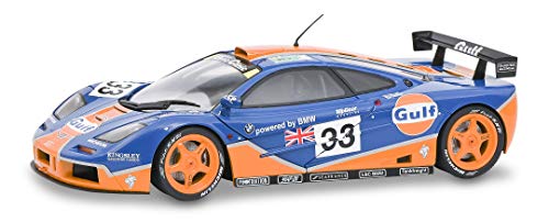 Solido 421185650 McLaren F1#33, GTR de Cuello Corto, 24 h LM 1996, Conductor: Bellm, Lehto, Weaver, Modelo de Coche, Zinc Fundido a presión, Escala 1:18, Color Azul.