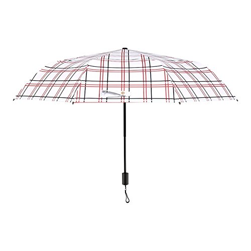 Sombrilla Protección Solar UPF50 Vinilo Anti-UV A Prueba De Viento Plegable Líneas Negras Y Rojas Tres Paraguas Plegable Con 8 Costillas Para Hombres Mujeres Señora Para Pescar Compras Al Aire Libre Sombrilla Protección Solar UPF50 Vinilo Anti-UV A Prueba De Viento Plegable Líneas Negras Y Rojas Tres Paraguas Plegable Con 8 Costillas Para Hombres Mujeres Señora Para Pescar Compras Al Aire Libre